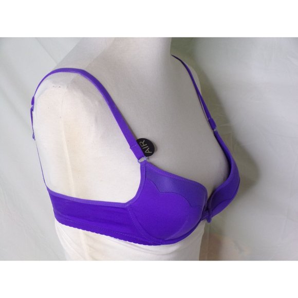 HUIT Magic Air Padded Push-Up Convertible Underwire Bra Purple 32C NEW - Picture 5 of 7